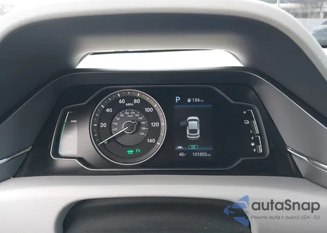 2020 Hyundai Ioniq Hybrid Blue из США, поврежденный, VIN KMHC65LC0LU220195